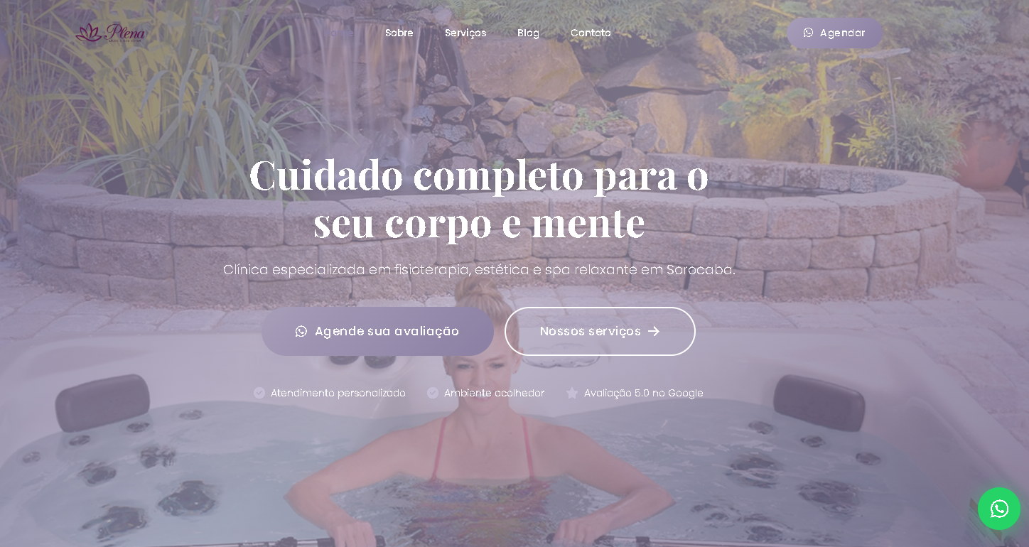 Modelo de site institucional desenvolvido pela LS Agência